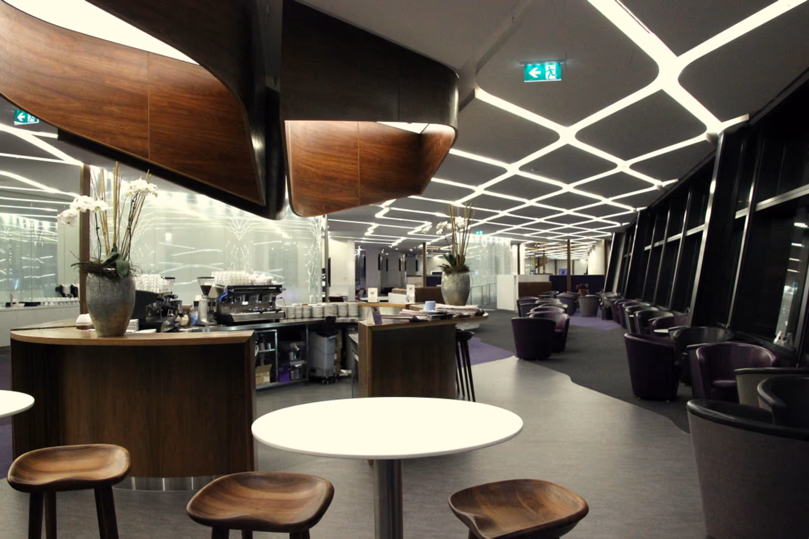 Virgin Australia lounge at Melbourne Airport